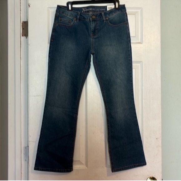 Natural Reflections Blue Boot Cut Jeans Classic Style - Picture 1 of 7